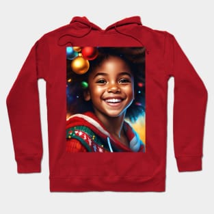 Black Girl Christmas Hoodie